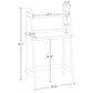 RiverRidge Home Buckins Kids Desk with Ladder Shelf Storage in White, , large