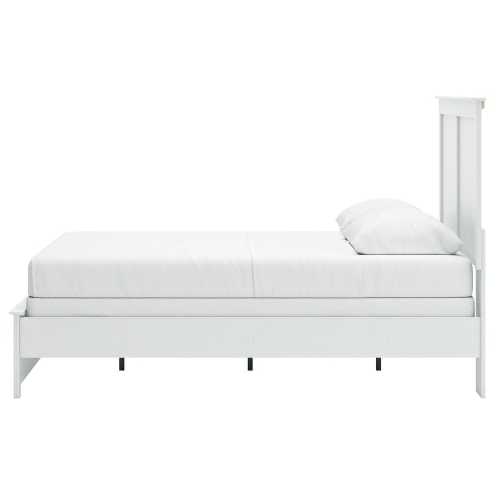 Ashley Bostwick Shoals Queen Panel Bed in White, , large