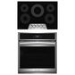 Frigidaire Gallery 2-Piece Kitchen Package with 27" Single Electric Wall Oven and 30" Electric Cooktop in Stainless Steel, , large