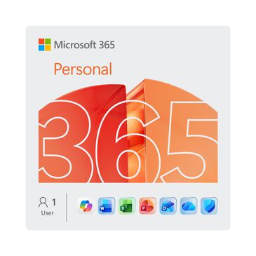 Microsoft 365 Personal Software | 12-Month Subscription, 1 Person | 1TB OneDrive Cloud Storage | Microsoft Copilot | Product Key Code, , large