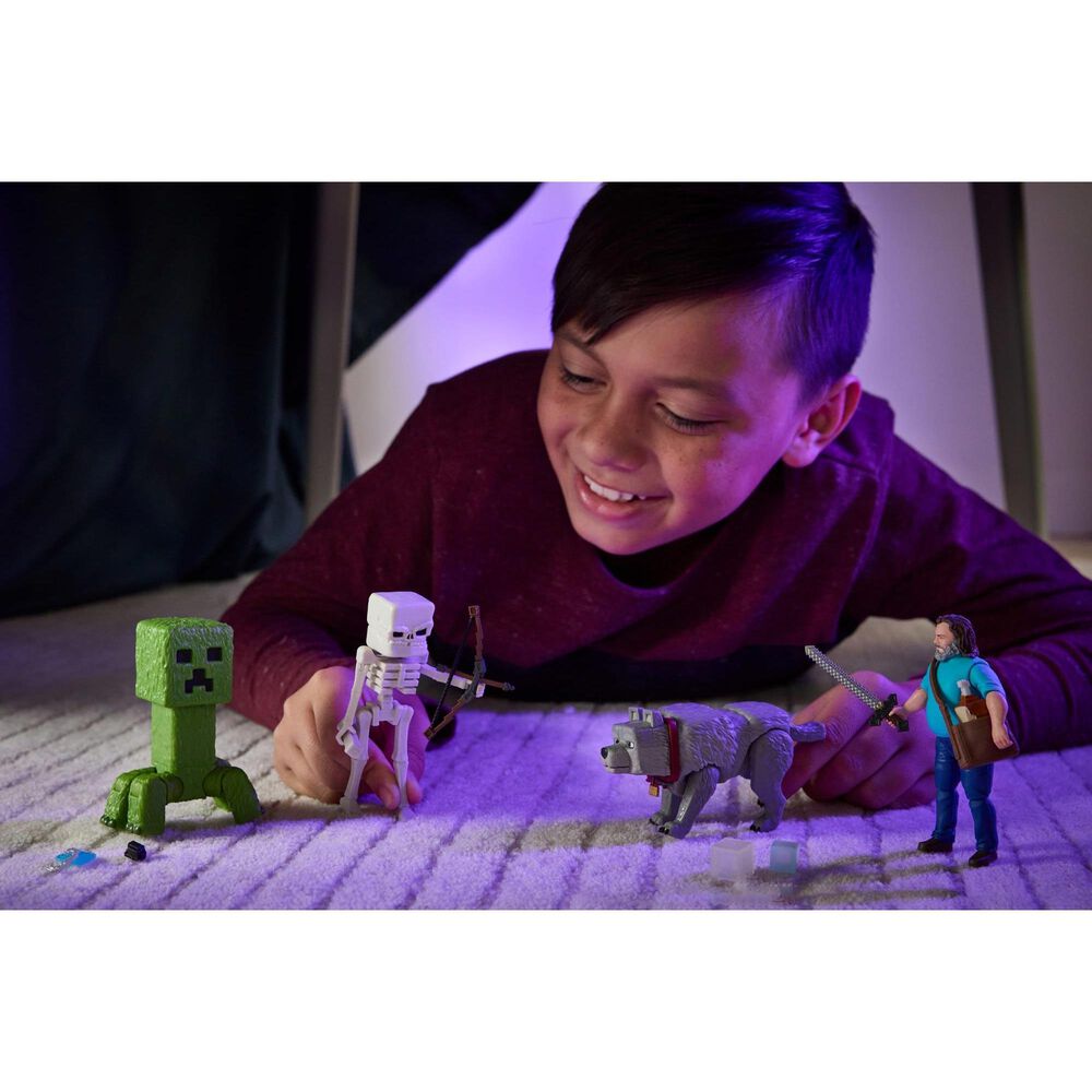 Minecraft A Minecraft Movie - 4&quot; Skeleton Action Figure in Multicolor, , large