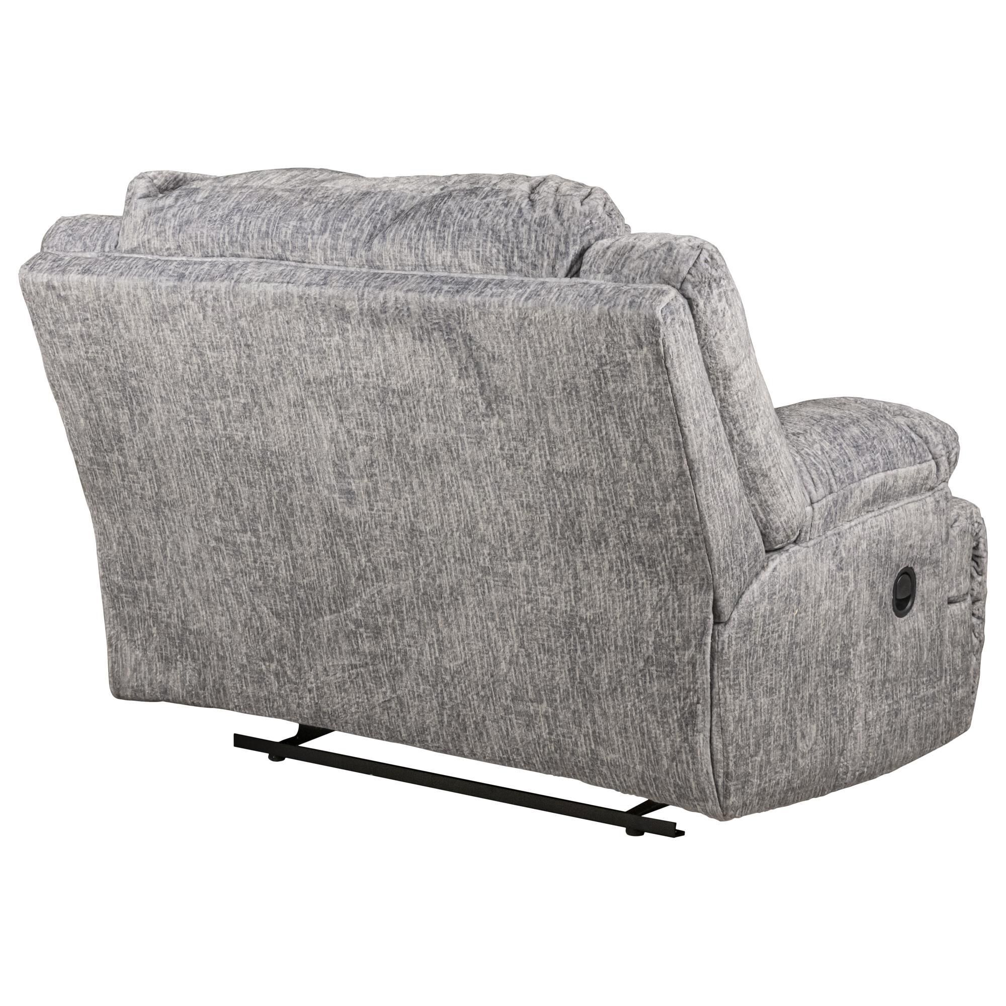 Grey oversized deals recliner