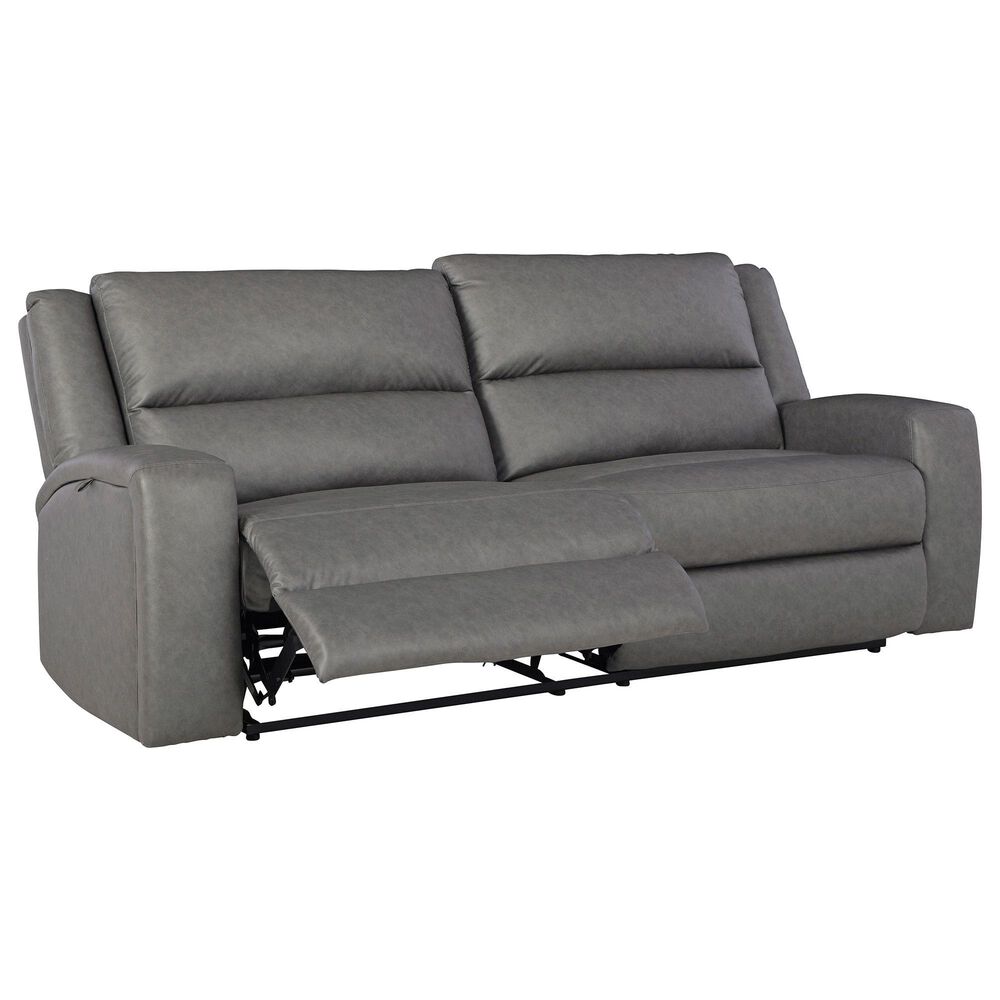 Ashley Brixworth 2-Seat Reclining Sofa in Slate, , large