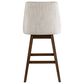 Armen Living Branson 30" Swivel Bar Stool in Brown, , large