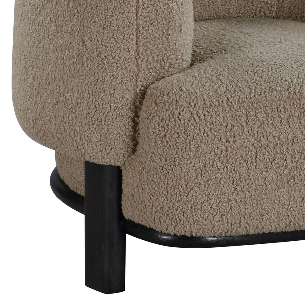 Coaster Lawler Barrel Back Accent Chair in Brown, , large