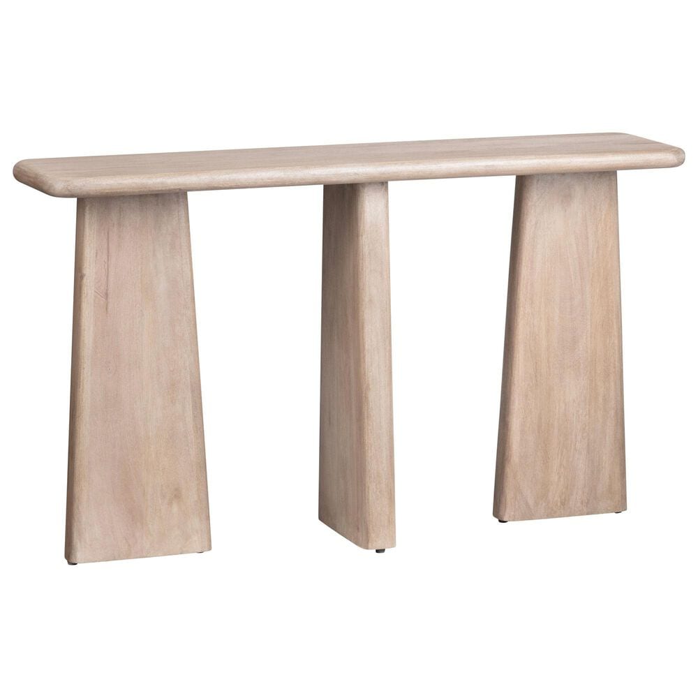 Crestview Collection Kenwood Console Table in Light Brown, , large