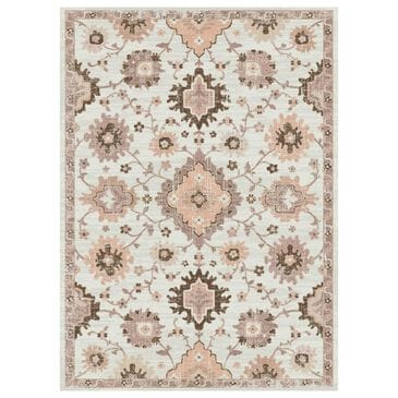 Balta Rugs Berengarten Medallion 5"3" x 7" Pink Area Rug, , large