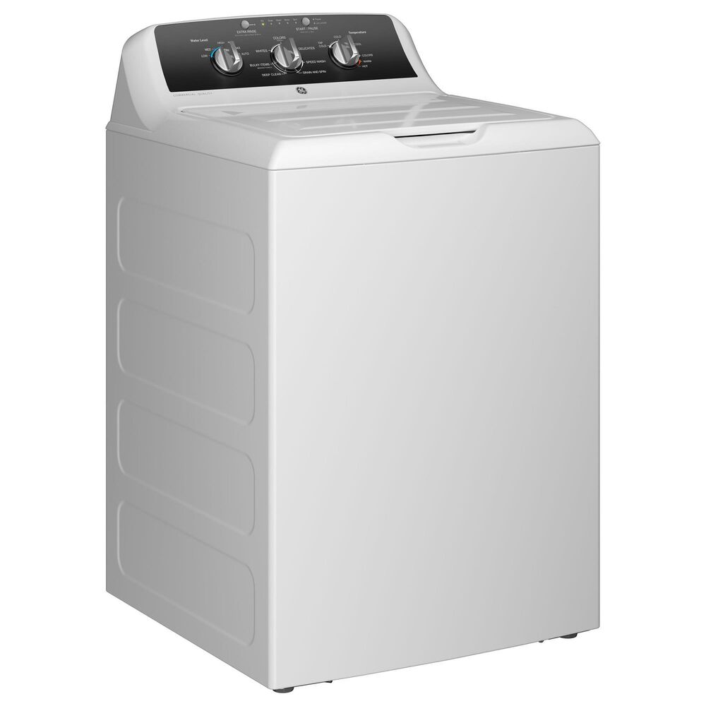 GE Appliances 4.3 Cu. Ft. Top Load Washer in White and Black Stainless, , large