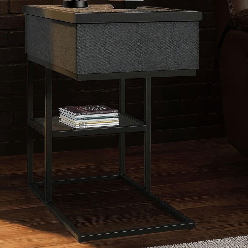 Mayberry Hill Halo Side Table in Black, , large