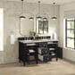 James Martin Vanities Lorelai 60" Double Vanity in Black Onyx with 3 CM Eternal Jasmine Pearl Quartz Top, , large