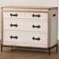 Baxton Studio Benton 4-Drawer Storage Cabinet in Beige, , large