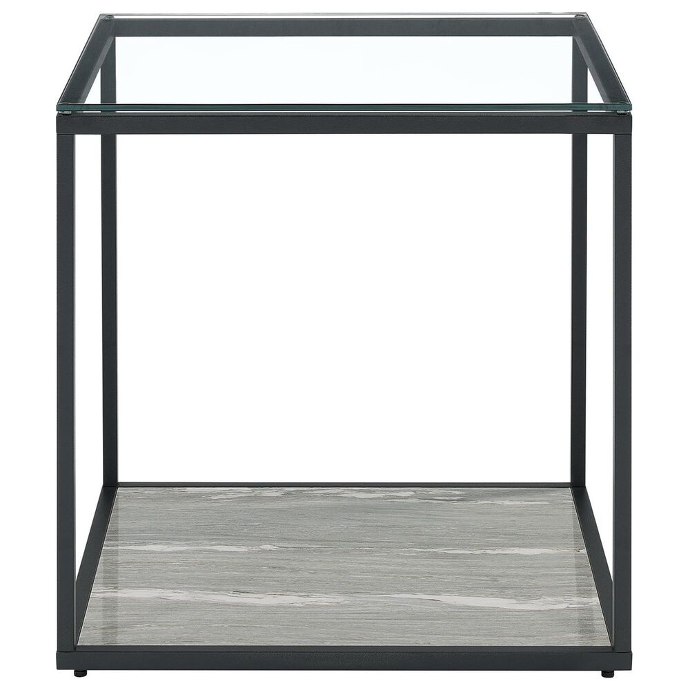 Mayberry Hill Yasmin End Table in Grey, , large
