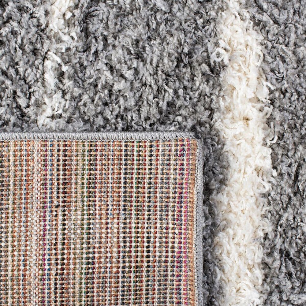 Safavieh Venus Shag VNS603J 6&#39; x 9&#39; Grey and Ivory Area Rug, , large