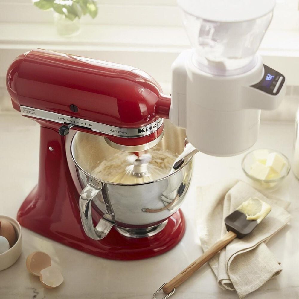 KitchenAid Sifter and Scale Attachment in White, , large