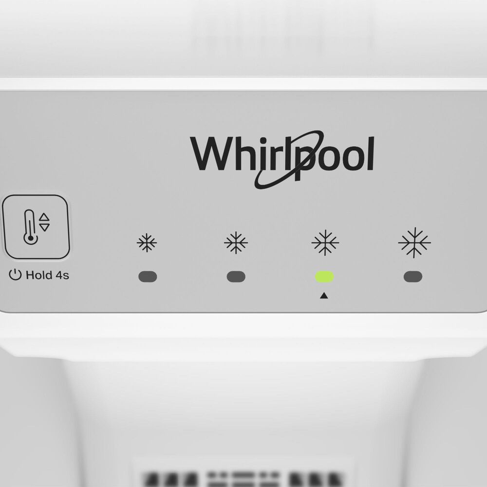 Whirlpool 19 Cu. Ft. Top Freezer Refrigerator with Garage Ready in Black, , large