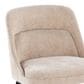 Lumisource Rina Side Chair with Light Brown Cushion in Black (Set of 2), , large