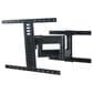 Sanus Full-Motion Wall Mount for 42" - 90" TVs in Black with Red 6" HDMI Cable and Black 7-Outlet Surge Protector Power Strip, , large