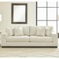 Ashley Maggie Stationary Sofa in Birch, , large