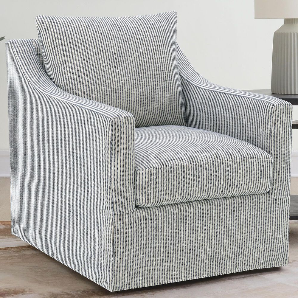 Coaster Winter Swivel Chair in Grey, , large