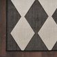 Nourison Positano Geometric Black 8" x 10" Indoor/Outdoor Area Rug, , large