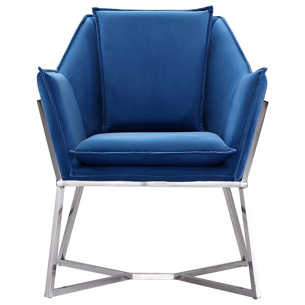 Dayton Origami Arm Chair in Blue, , large