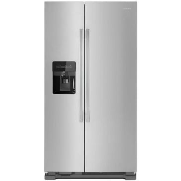 Amana 21.4 Cu. Ft. 33" Side-by-Side Refrigerator with Dual Pad External Ice and Water Dispenser in Stainless Steel, , large