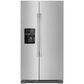 Amana 24.6 Cu. Ft. 35.5" Side-by-Side Refrigerator with Dual Pad External Ice and Water Dispenser in Stainless Steel, , large