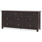 Hooker Furniture Driftwood 8-Drawer Dresser Only in Burnt Timber, , large