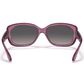 Ray-Ban Jackie Ohh Sunglasses with Grey Lenses in Polished Transparent Violet, , large