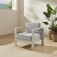 Linon Home Decor Karah Patio Arm Chair in Grey (Set of 2), , large