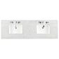 James Martin Vanities Breckenridge 72" Double Bathroom Vanity in Bright White with 3 cm Eternal Jasmine Pearl Quartz Top and Rectangular Sinks, , large