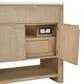 James Martin Vanities Solene 36" Single Bathroom Vanity in Seaside Oak with 3 cm Parisien Bleu Quartz Top and Rectangular Sink, , large