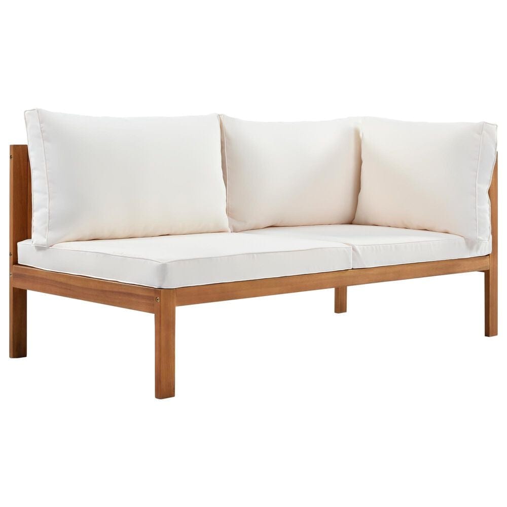 Hearth and Haven 4-Piece Outdoor Sectional Set in Beige, , large
