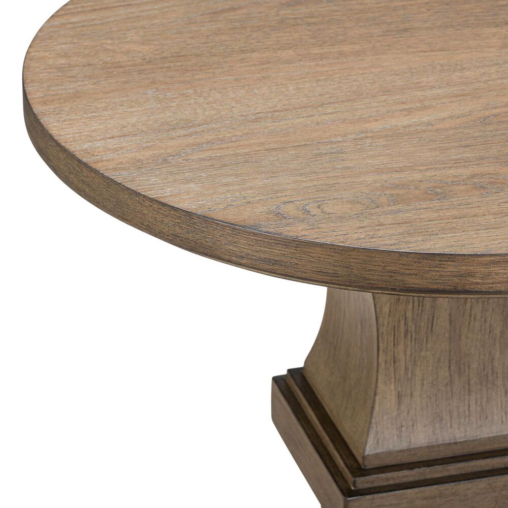 Belle Furnishings Artisan Home Round Chairside Table in Sienna Stone, , large