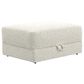 Hartsfield Jazzy Storage Ottoman in Bone, , large