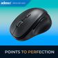 Adesso Wireless Ergonomic Mouse with Copilot AI Button in Black, , large