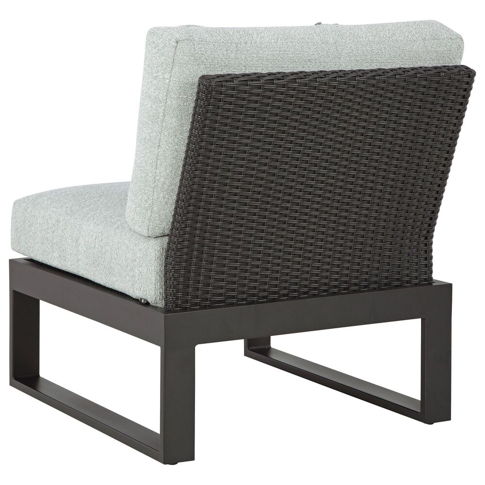 Ashley Beachloft 6-Piece Outdoor Sectional with Table in Gray, , large