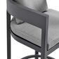 Blue River Argiope 5-Piece Patio Bar Set in Dark Grey, , large