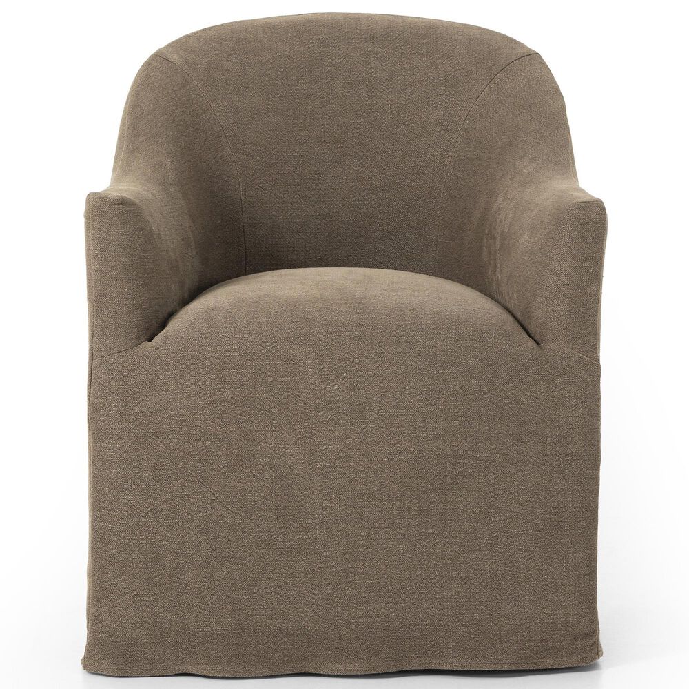 Four Hands Cove Arm Chair in Broadway Coffee, , large