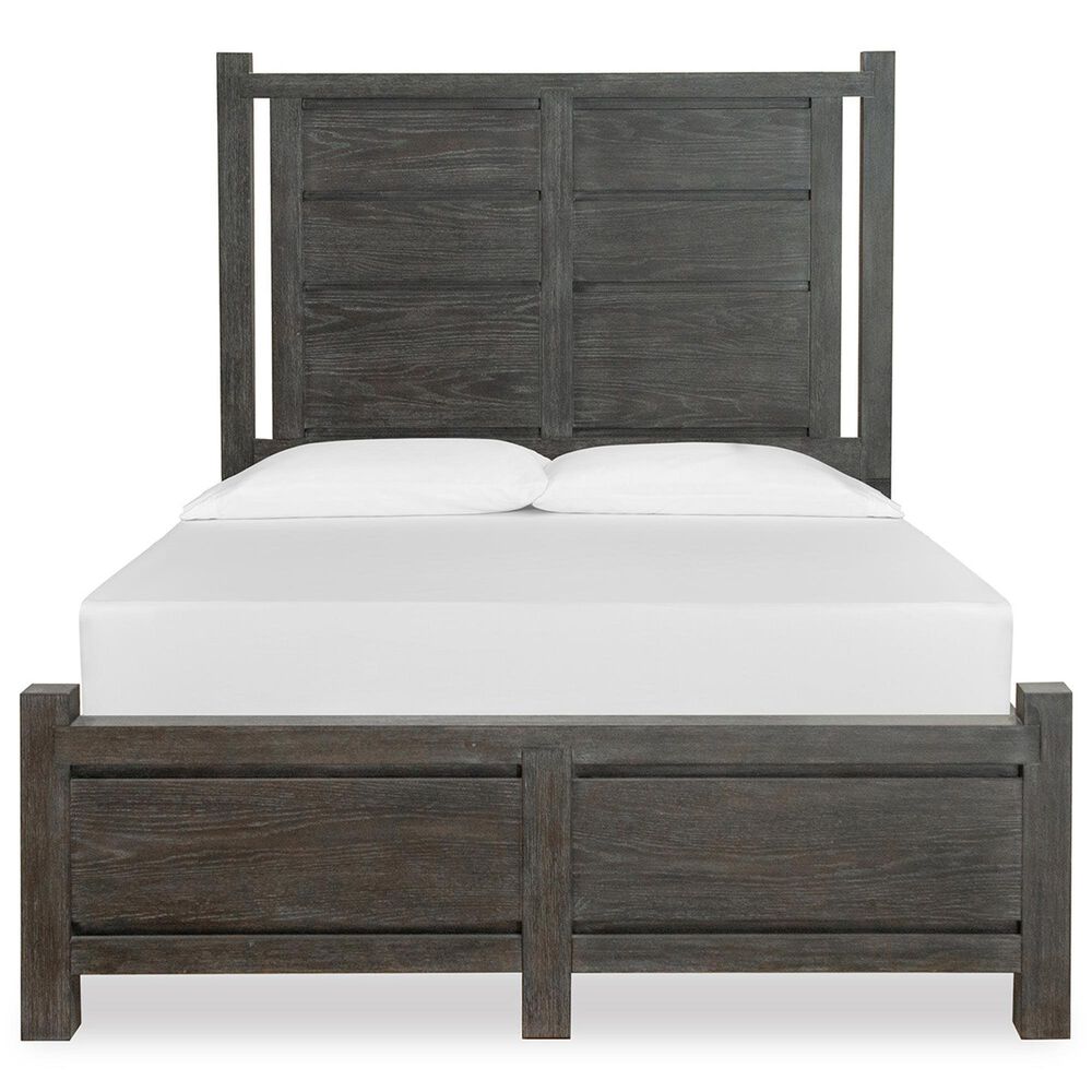 Nicolette Home Plum Creek 4 Piece Queen Panel Bedroom Set in Ravenwood Black, , large