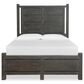 Nicolette Home Plum Creek 4 Piece Queen Panel Bedroom Set in Ravenwood Black, , large