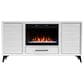 Legends Home Malibu 64" Fireplace Console in White, , large