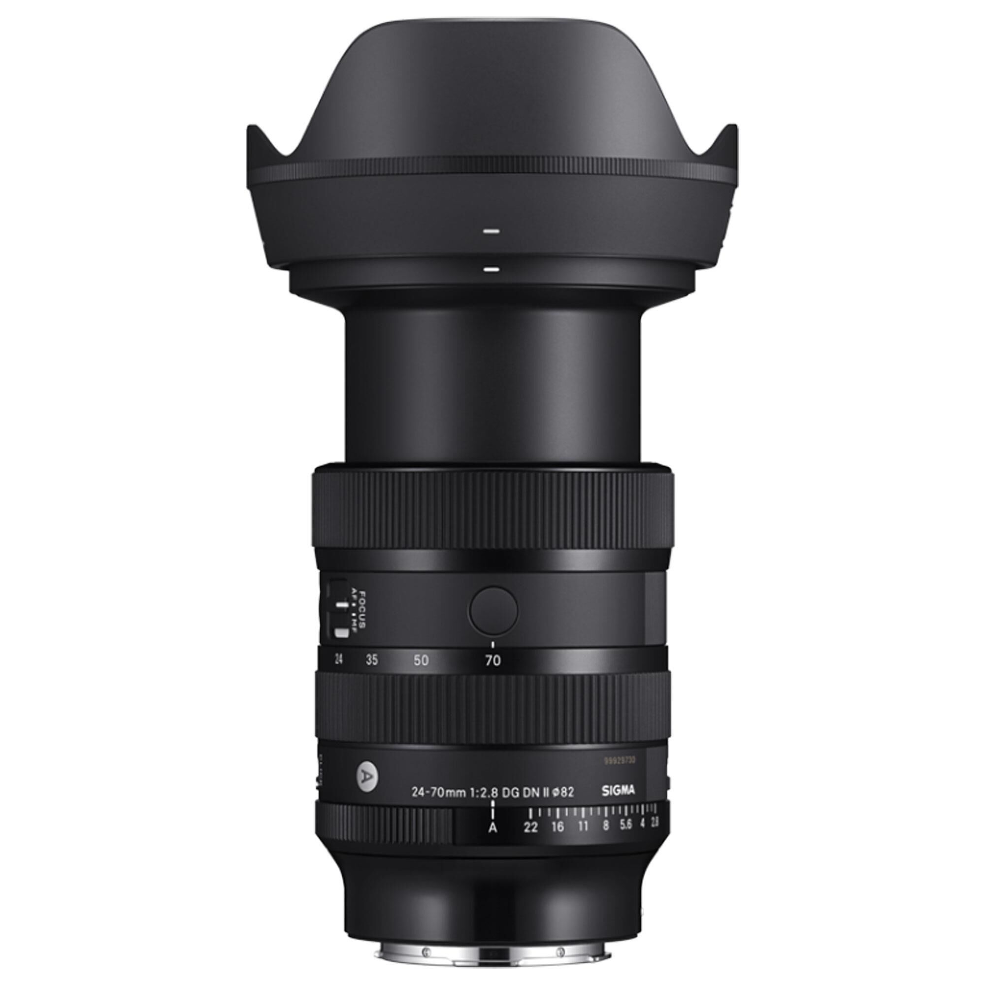Sigma 24-70mm f/2.8 DG DN II Art Lens for Sony E-Mount in Black