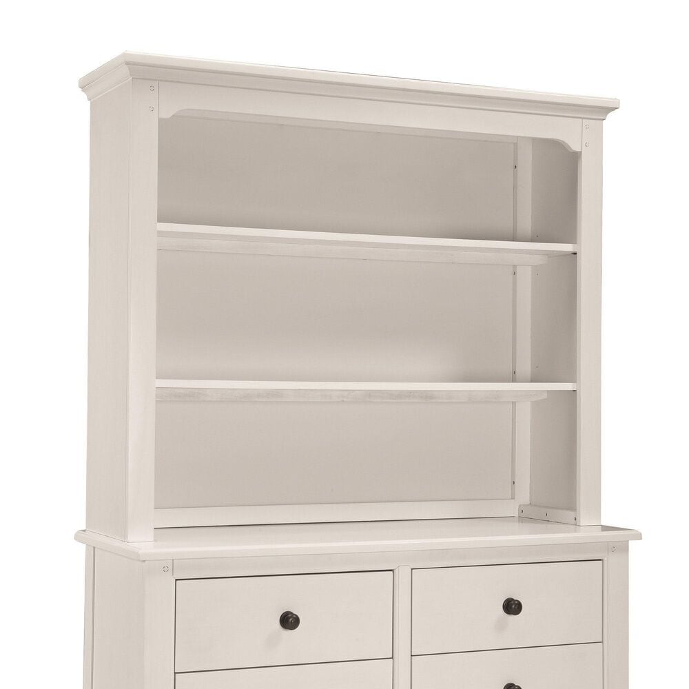 Eastern Shore Taylor Bookcase Hutch in Sea Shell, , large