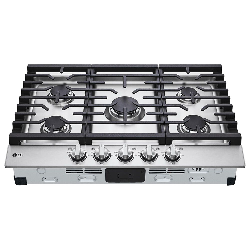 LG 30&quot; Gas Cooktop with Ultraheat 20K BTU Burner In Stainless Steel, , large