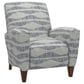 La-Z-Boy Scarlett High-Leg Push Back Recliner in Bluestone Fabric and Coffee Finish, , large
