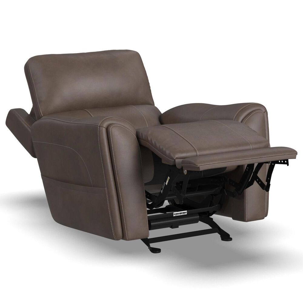 Flexsteel Carter Power Rocking Recliner in Cappuccino, , large