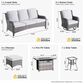 HOMLUX 7-Piece Patio Set in Grey, , large