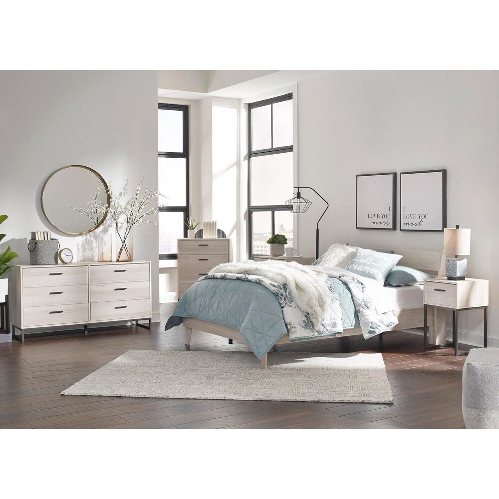 Ashley Socalle Full Panel Headboard in Natural, , large
