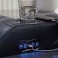 Ashley Fyne-Dyme Power Recliner in Sapphire, , large